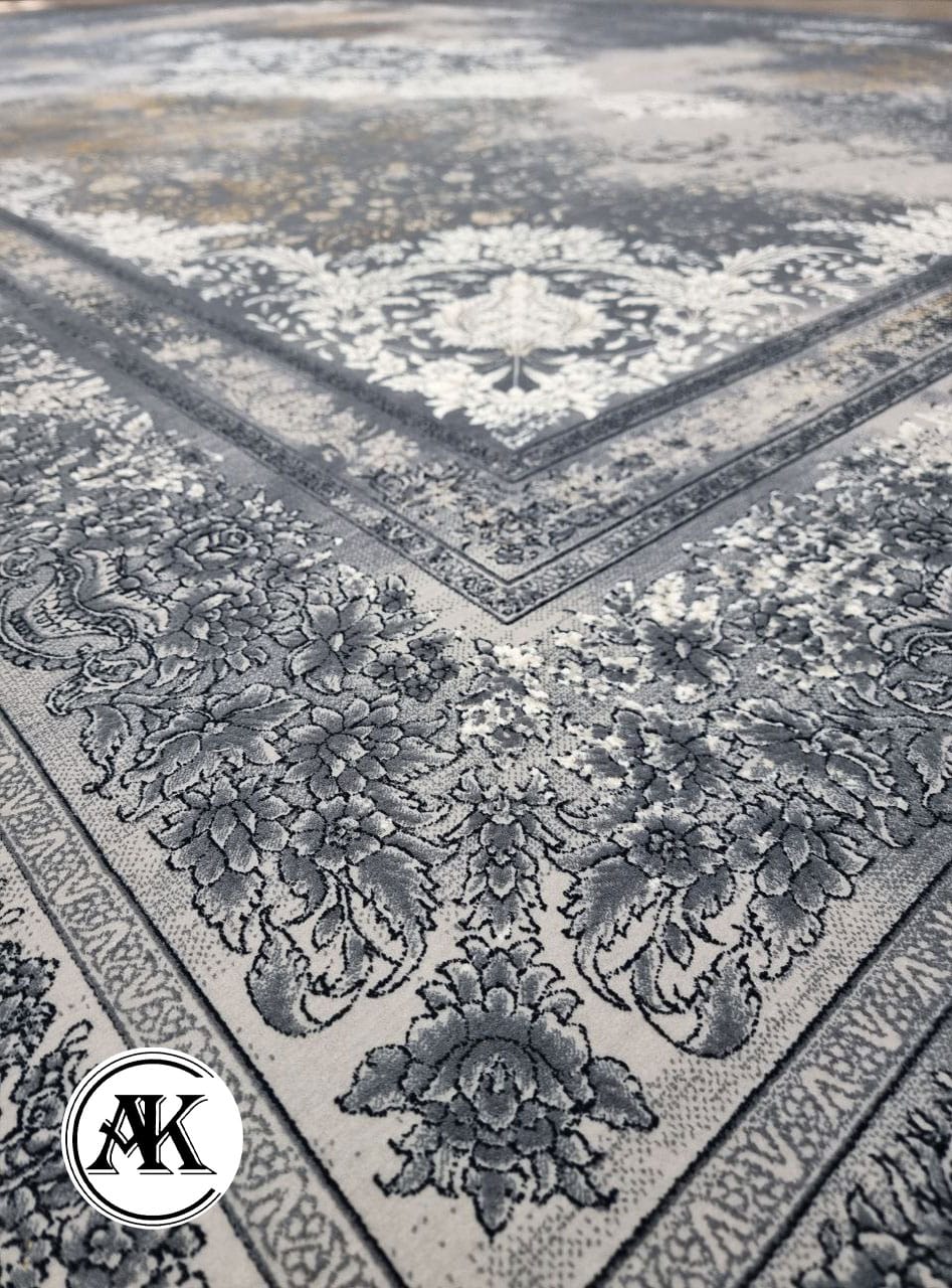 وینتیج کد 9060 متالیک گل برجسته (8)