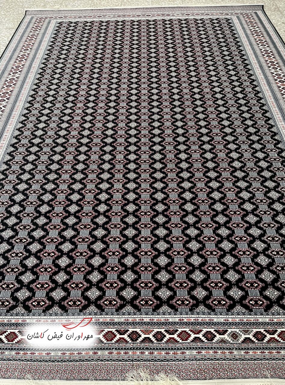 فرش 700 شانه ترکمن سرمه‌ای ورژن (2)
