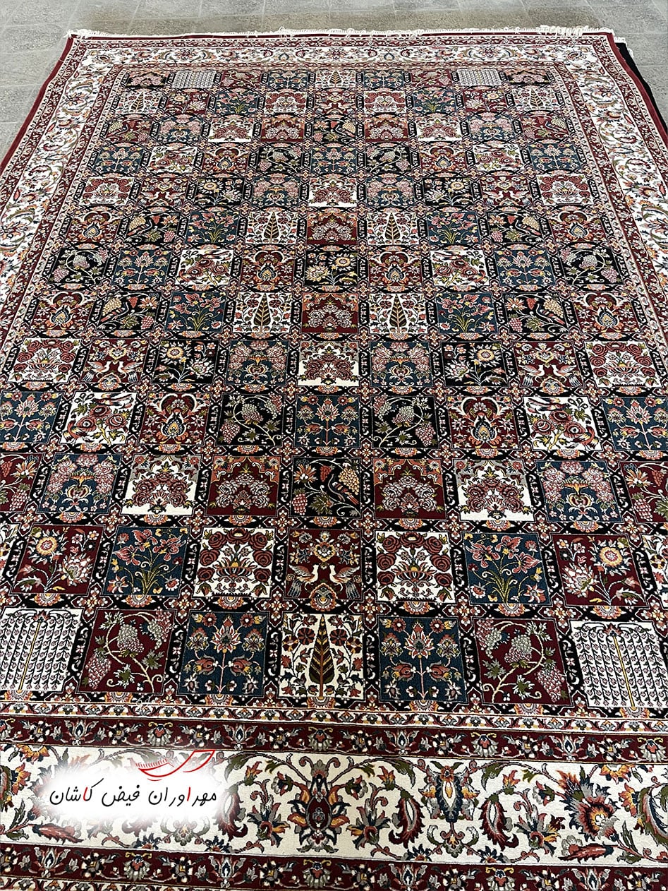 فرش 700 شانه قشقایی لاکی پالت فیلی دلفینی ورژن (3)