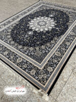 فرش 700 شانه نائین سرمه‌ای پالت دلفینی ورژن (1)