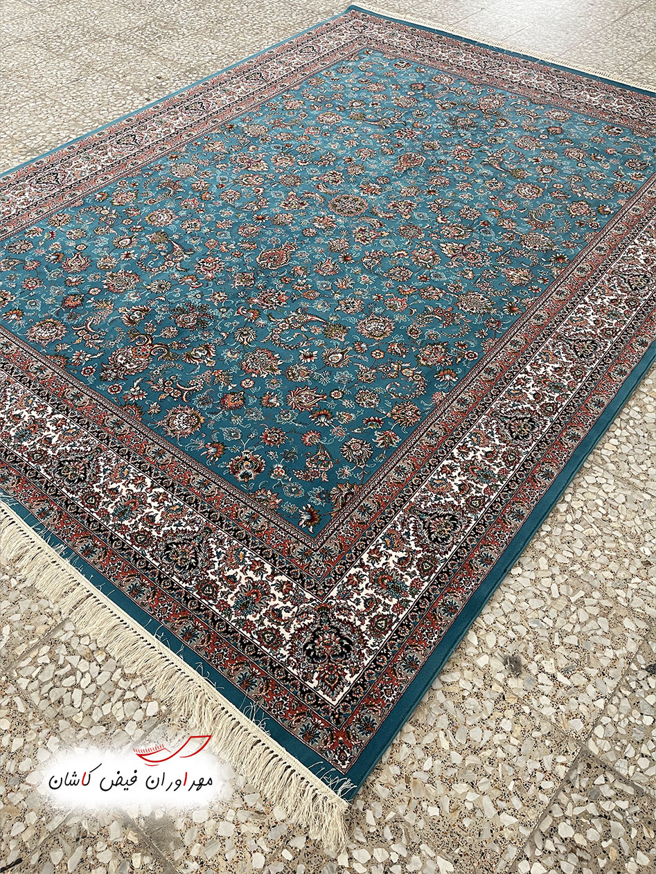 فرش 700 شانه گلریز آبی پالت فیلی ورژن (3)