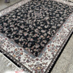 فرش 700 شانه آرمیتا سرمه‌ای با نخ اکریلیک (1)