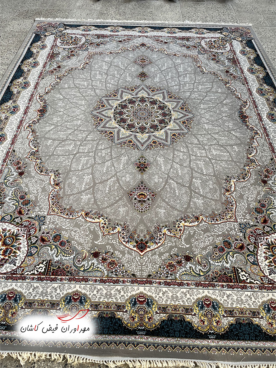 فرش 700 شانه آیسان فیلی با نخ اکریلیک (3)