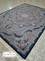 فرش 700 شانه سیاوش سرمه‌ای با نخ اکریلیک (1)