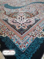 فرش 700 شانه سیاوش سرمه‌ای با نخ اکریلیک (2)
