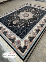 فرش 700 شانه هیوا سرمه‌ای با نخ اکریلیک