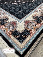فرش 700 شانه هیوا سرمه‌ای با نخ اکریلیک (2)