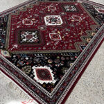 فرش 700 شانه گبه لاکی با نخ اکریلیک (1)