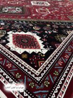 فرش 700 شانه گبه لاکی با نخ اکریلیک (2)