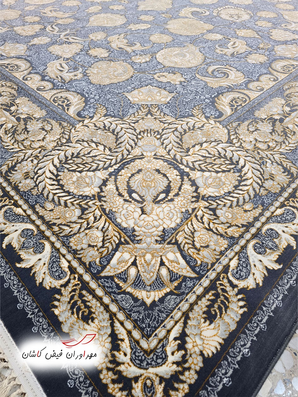 فرش 700 شانه روژین دلفینی با نخ اکریلیک (2)