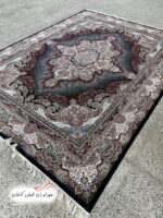 فرش 700 شانه ستاره سرمه‌ای با نخ اکریلیک (1)