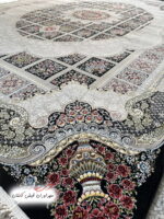 فرش 700 شانه مانلی سرمه‌ای با نخ اکریلیک (2)