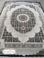 فرش 700 شانه مانلی سرمه‌ای با نخ اکریلیک (3)