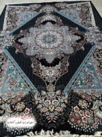 فرش 700 شانه هلن سرمه‌ای با نخ اکریلیک (2)